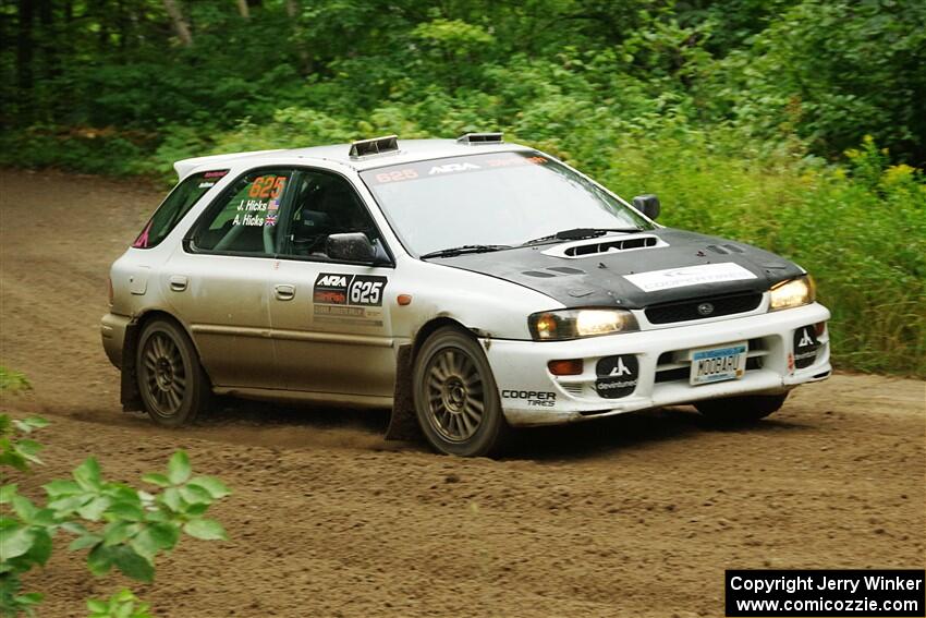 Aidan Hicks / John Hicks Subaru Impreza Wagon on SS5, Steamboat II.