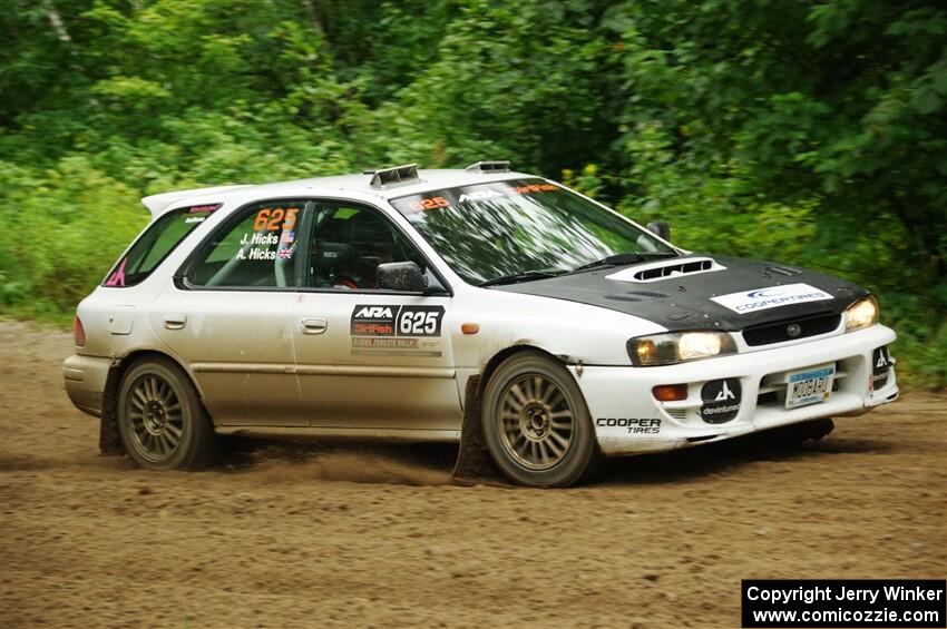 Aidan Hicks / John Hicks Subaru Impreza Wagon on SS5, Steamboat II.