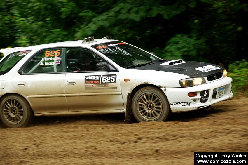 Aidan Hicks / John Hicks Subaru Impreza Wagon on SS5, Steamboat II.