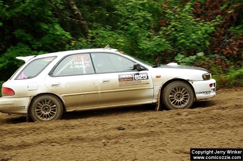 Aidan Hicks / John Hicks Subaru Impreza Wagon on SS5, Steamboat II.