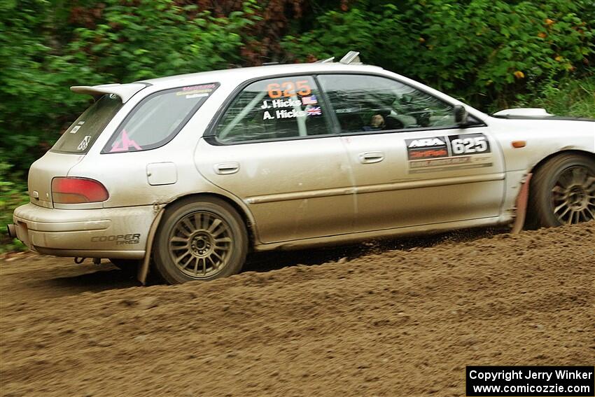 Aidan Hicks / John Hicks Subaru Impreza Wagon on SS5, Steamboat II.