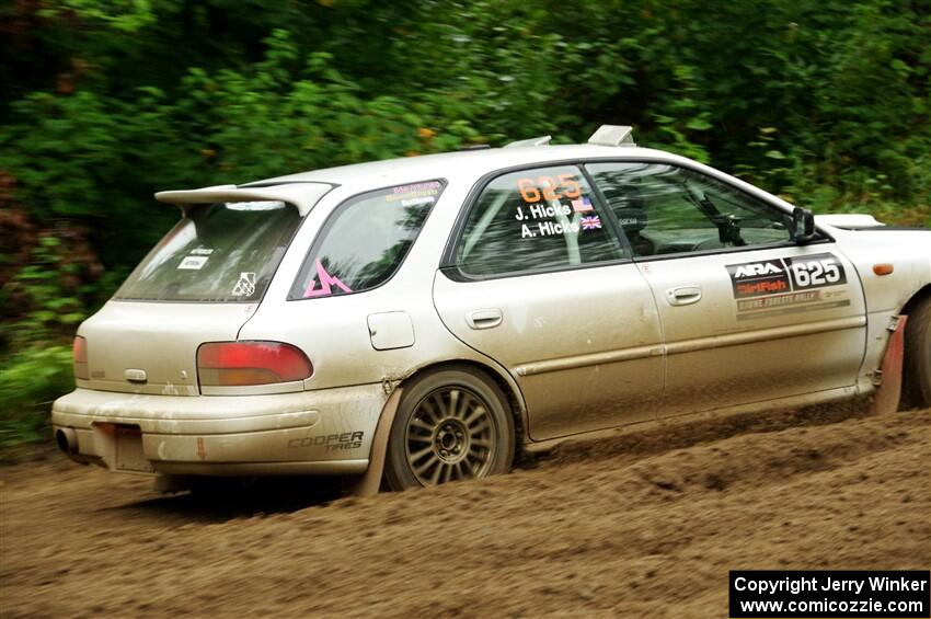 Aidan Hicks / John Hicks Subaru Impreza Wagon on SS5, Steamboat II.