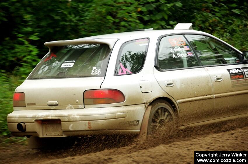 Aidan Hicks / John Hicks Subaru Impreza Wagon on SS5, Steamboat II.