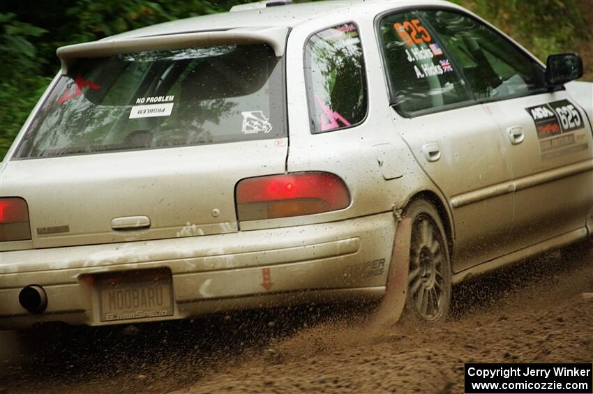 Aidan Hicks / John Hicks Subaru Impreza Wagon on SS5, Steamboat II.