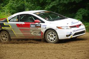 Sebastian Salgado / Christian Hidalgo Honda Civic on SS5, Steamboat II.