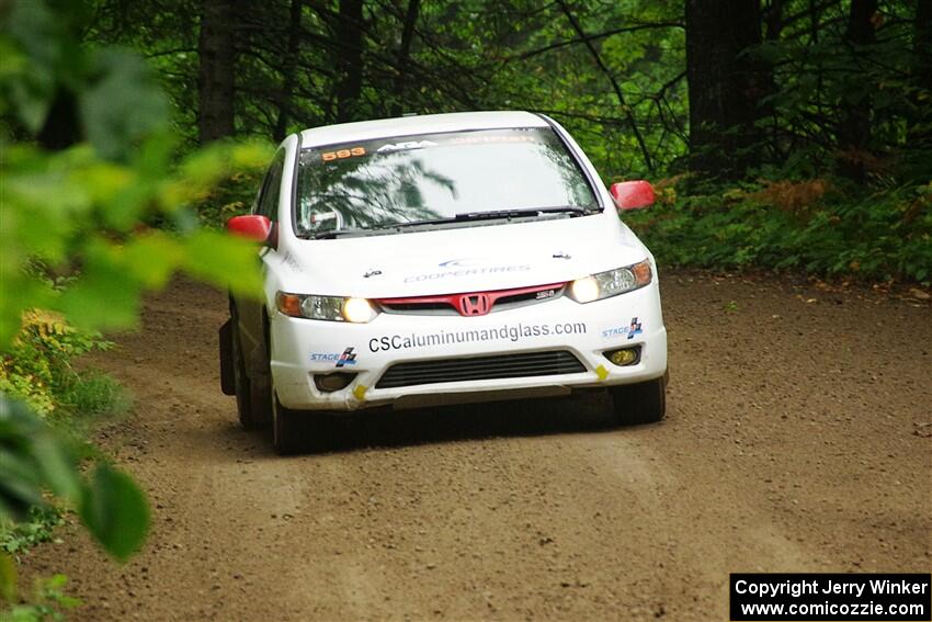 Sebastian Salgado / Christian Hidalgo Honda Civic on SS5, Steamboat II.