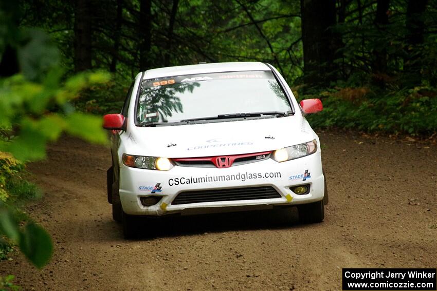 Sebastian Salgado / Christian Hidalgo Honda Civic on SS5, Steamboat II.