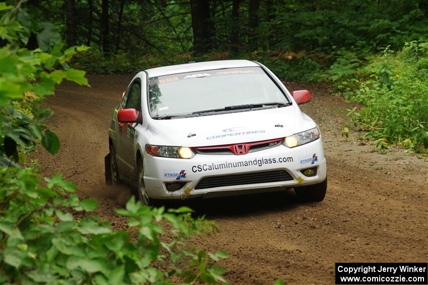 Sebastian Salgado / Christian Hidalgo Honda Civic on SS5, Steamboat II.