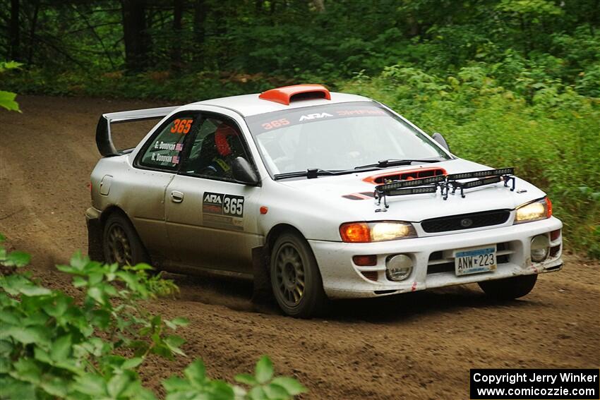 Richard Donovan / Greg Donovan Subaru Impreza on SS5, Steamboat II.