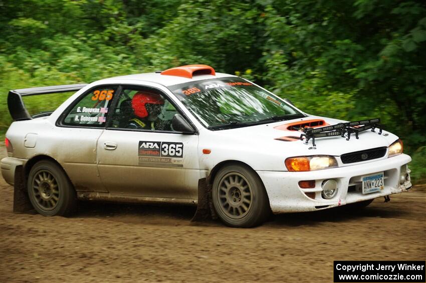 Richard Donovan / Greg Donovan Subaru Impreza on SS5, Steamboat II.