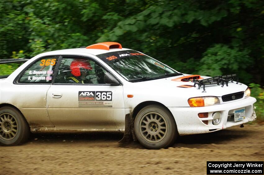 Richard Donovan / Greg Donovan Subaru Impreza on SS5, Steamboat II.