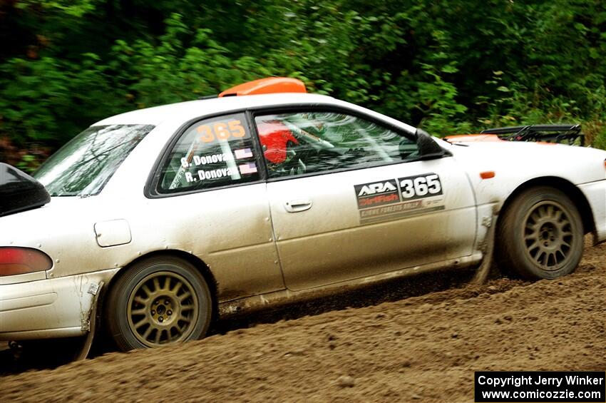 Richard Donovan / Greg Donovan Subaru Impreza on SS5, Steamboat II.