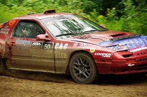 Al Dantes, Jr. / Andrew Sims Mazda RX-7 LS on SS5, Steamboat II.