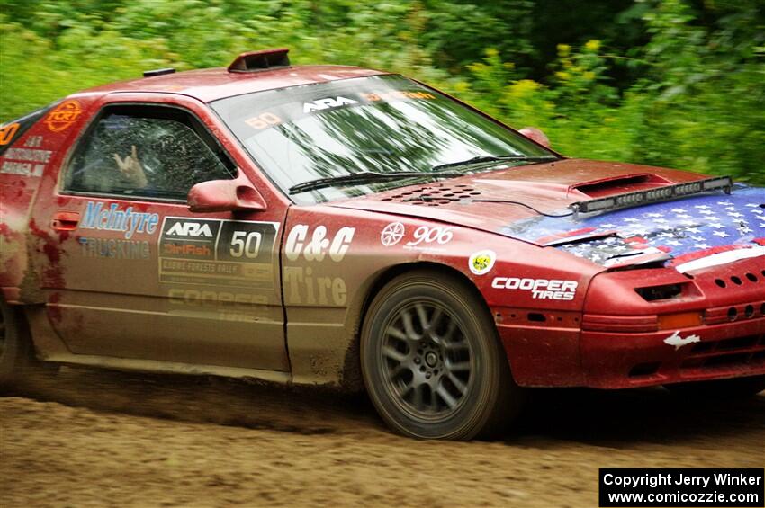 Al Dantes, Jr. / Andrew Sims Mazda RX-7 LS on SS5, Steamboat II.