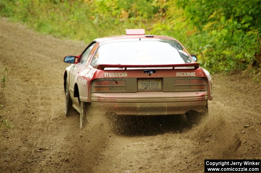 Al Dantes, Jr. / Andrew Sims Mazda RX-7 LS on SS5, Steamboat II.