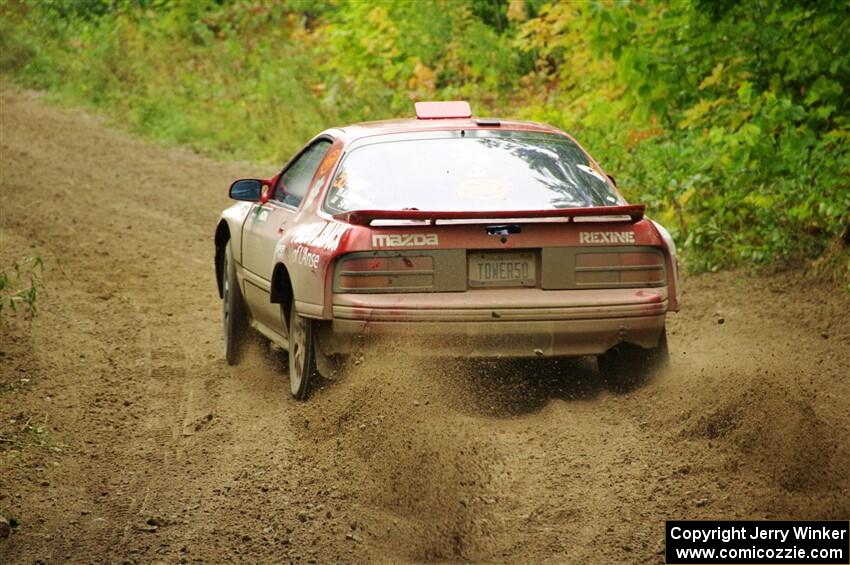 Al Dantes, Jr. / Andrew Sims Mazda RX-7 LS on SS5, Steamboat II.