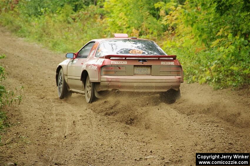 Al Dantes, Jr. / Andrew Sims Mazda RX-7 LS on SS5, Steamboat II.