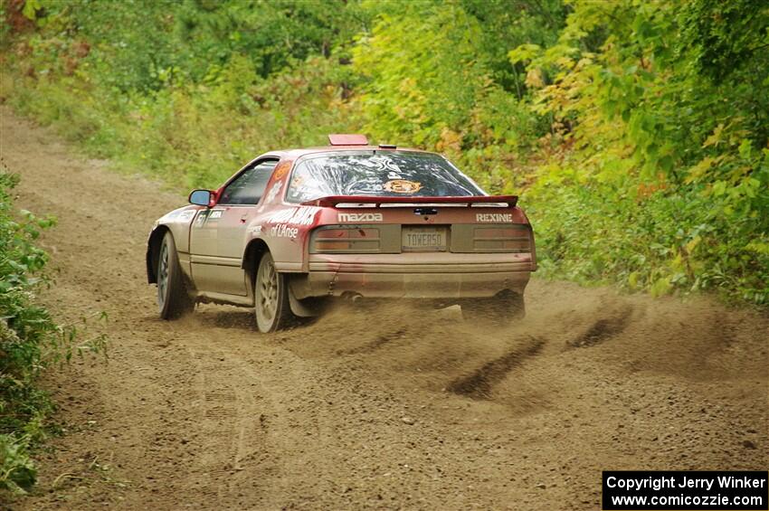 Al Dantes, Jr. / Andrew Sims Mazda RX-7 LS on SS5, Steamboat II.