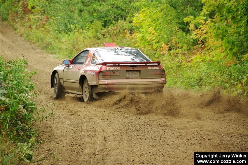 Al Dantes, Jr. / Andrew Sims Mazda RX-7 LS on SS5, Steamboat II.