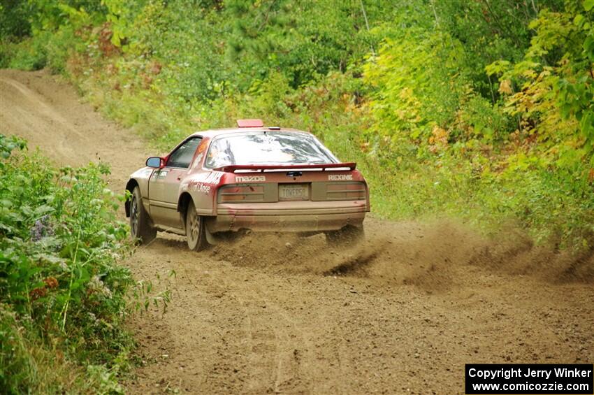 Al Dantes, Jr. / Andrew Sims Mazda RX-7 LS on SS5, Steamboat II.