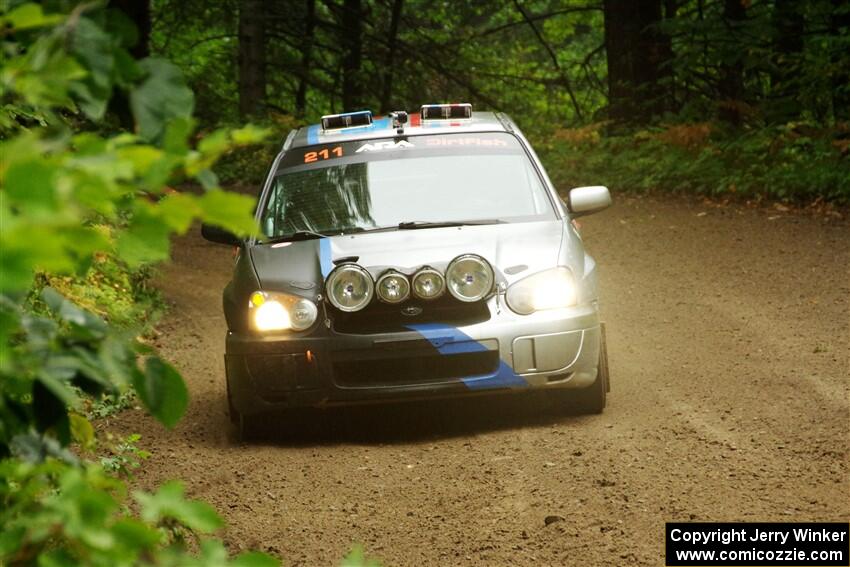 Andrew Dustman / K.J. Miller Subaru WRX on SS5, Steamboat II.