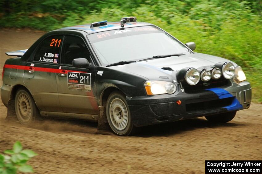 Andrew Dustman / K.J. Miller Subaru WRX on SS5, Steamboat II.