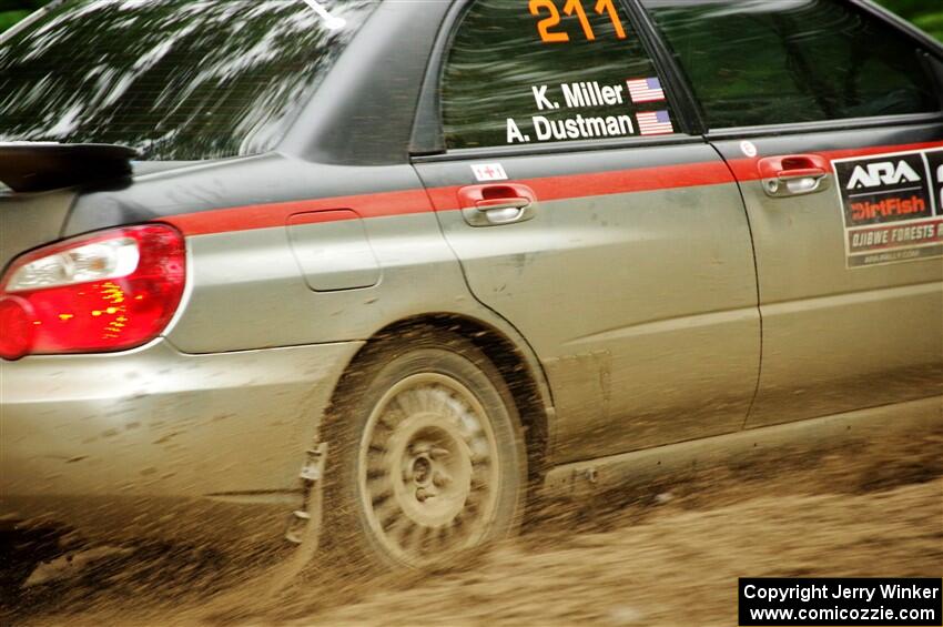 Andrew Dustman / K.J. Miller Subaru WRX on SS5, Steamboat II.