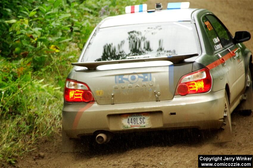 Andrew Dustman / K.J. Miller Subaru WRX on SS5, Steamboat II.