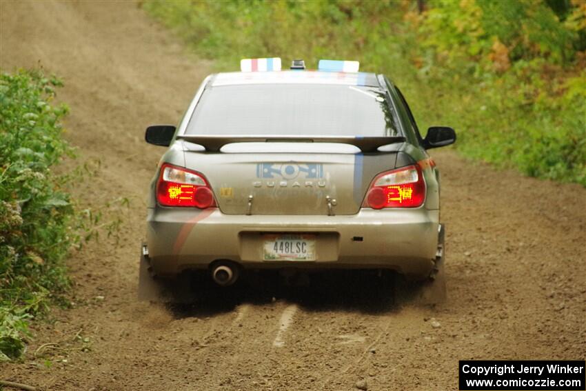 Andrew Dustman / K.J. Miller Subaru WRX on SS5, Steamboat II.