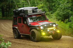 A Jeep Wrangler sweeps SS5, Steamboat II.