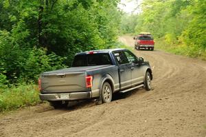 A Ford F-150 sweeps SS5, Steamboat II.