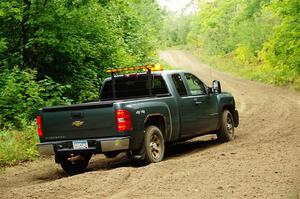 A Chevy Silverado sweeps SS5, Steamboat II.