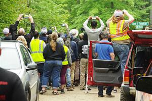 Spectators on SS8, Refuge II.