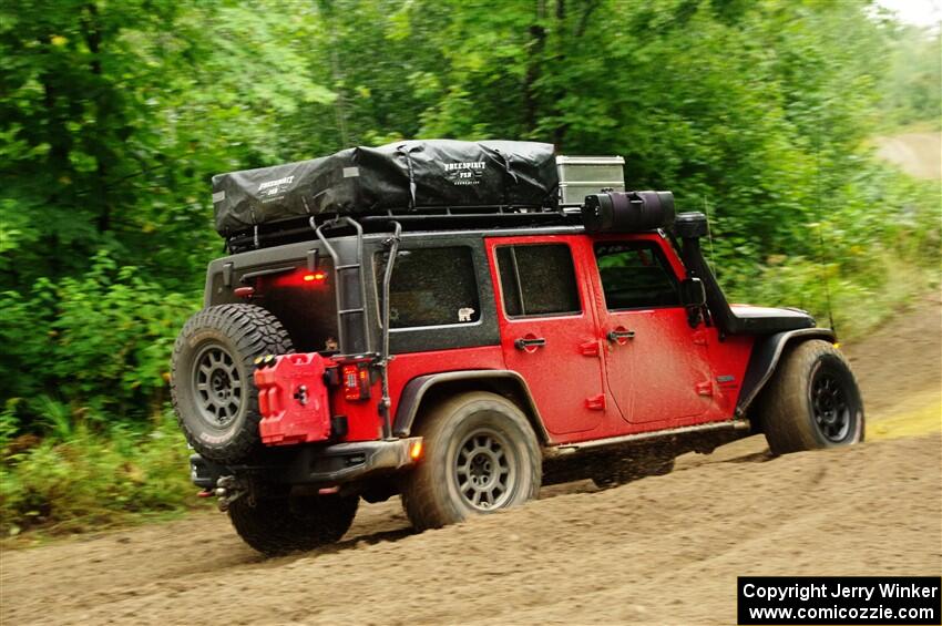 A Jeep Wrangler sweeps SS5, Steamboat II.