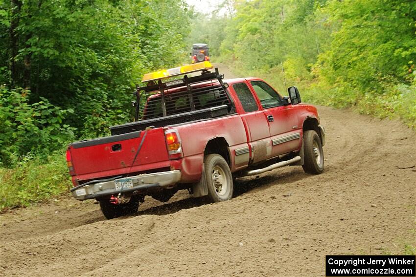 A Chevy Silverado sweeps SS5, Steamboat II.