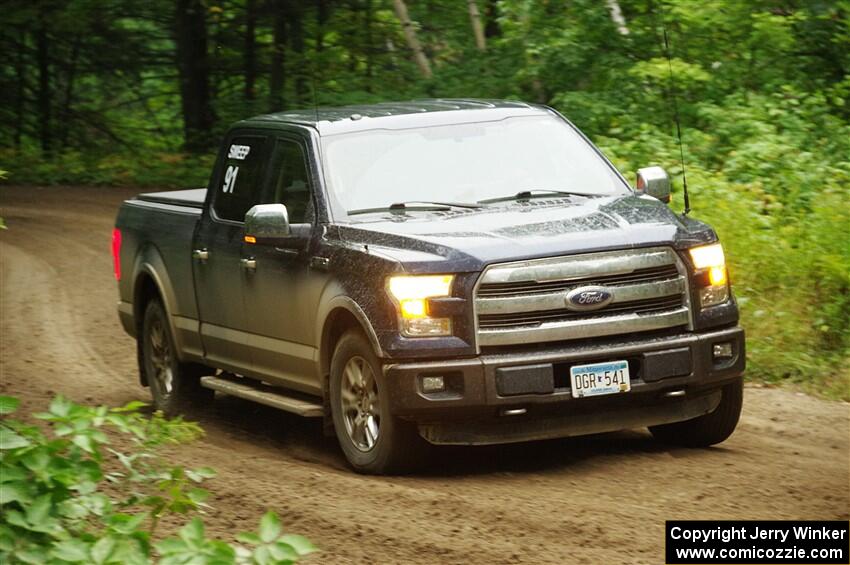 A Ford F-150 sweeps SS5, Steamboat II.