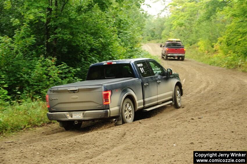 A Ford F-150 sweeps SS5, Steamboat II.