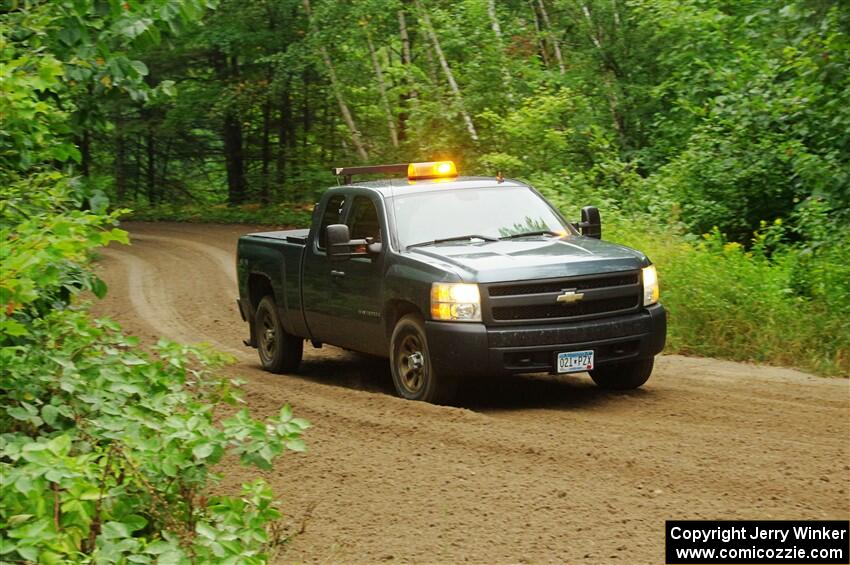 A Chevy Silverado sweeps SS5, Steamboat II.