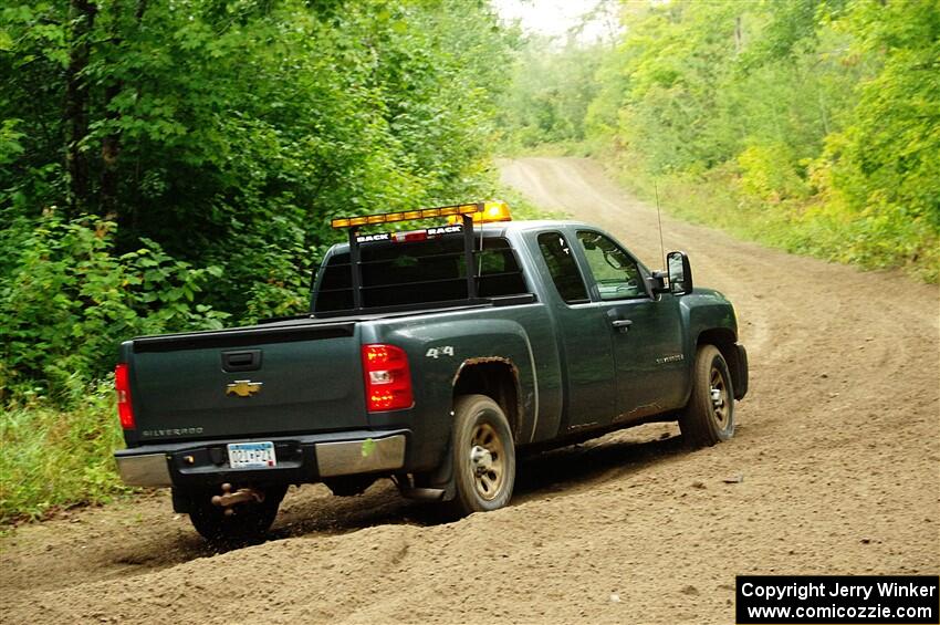 A Chevy Silverado sweeps SS5, Steamboat II.