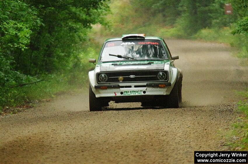 Seamus Burke / Martin Brady Ford Escort Mk II on SS8, Refuge II.