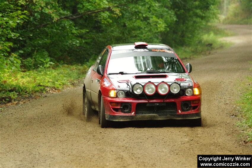 Mark Piatkowski / Claudia Barbera-Pullen Subaru Impreza 2.5RS on SS8, Refuge II.