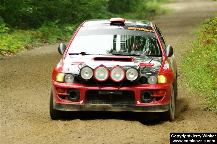 Mark Piatkowski / Claudia Barbera-Pullen Subaru Impreza 2.5RS on SS8, Refuge II.