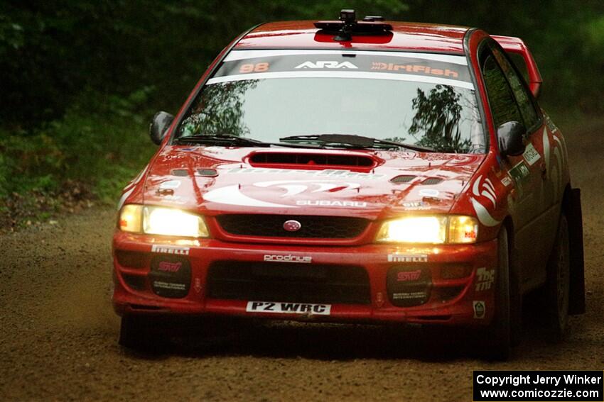 Ele Bardha / Corrina Roshea Subaru WRX STi on SS8, Refuge II.