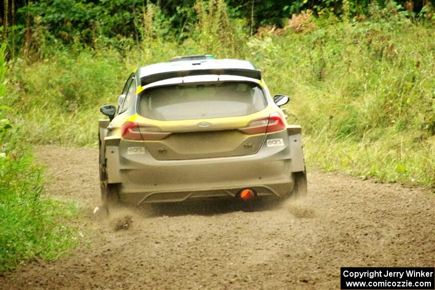 John Coyne / Nick Dobbs Ford Fiesta R5 on SS8, Refuge II.