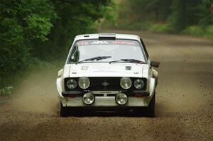 John Hill / Rebecca Ruston Ford Escort Mk II on SS8, Refuge II.