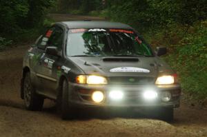 Jordan Locher / Tom Addison Subaru Impreza 2.5RS on SS8, Refuge II.