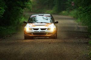 Kyle Tilley / Tim Whitteridge Mitsubishi Lancer Evo VIII on SS8, Refuge II.