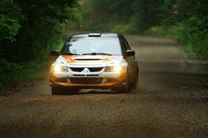 Kyle Tilley / Tim Whitteridge Mitsubishi Lancer Evo VIII on SS8, Refuge II.