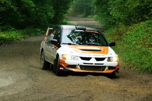 Kyle Tilley / Tim Whitteridge Mitsubishi Lancer Evo VIII on SS8, Refuge II.