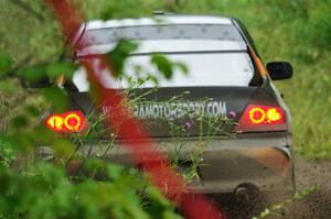 Kyle Tilley / Tim Whitteridge Mitsubishi Lancer Evo VIII on SS8, Refuge II.